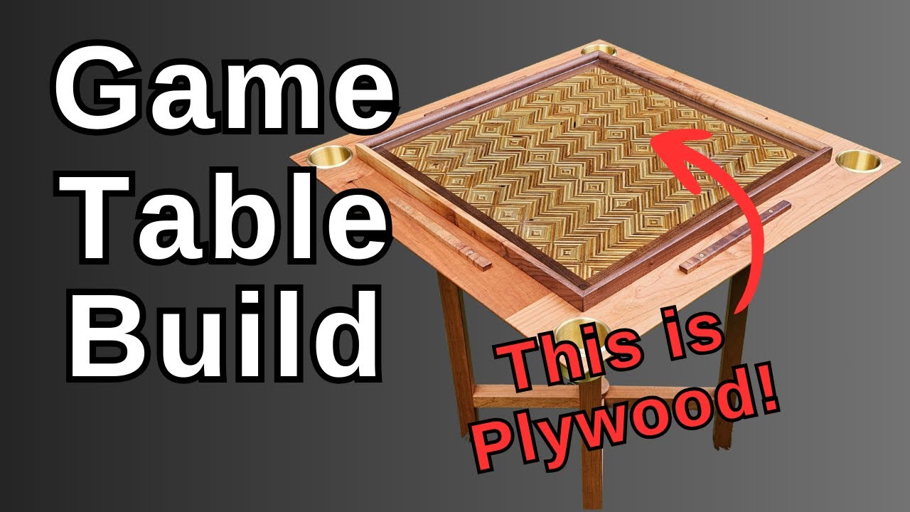 How To Make A Domino Table With Pattern Plywood.