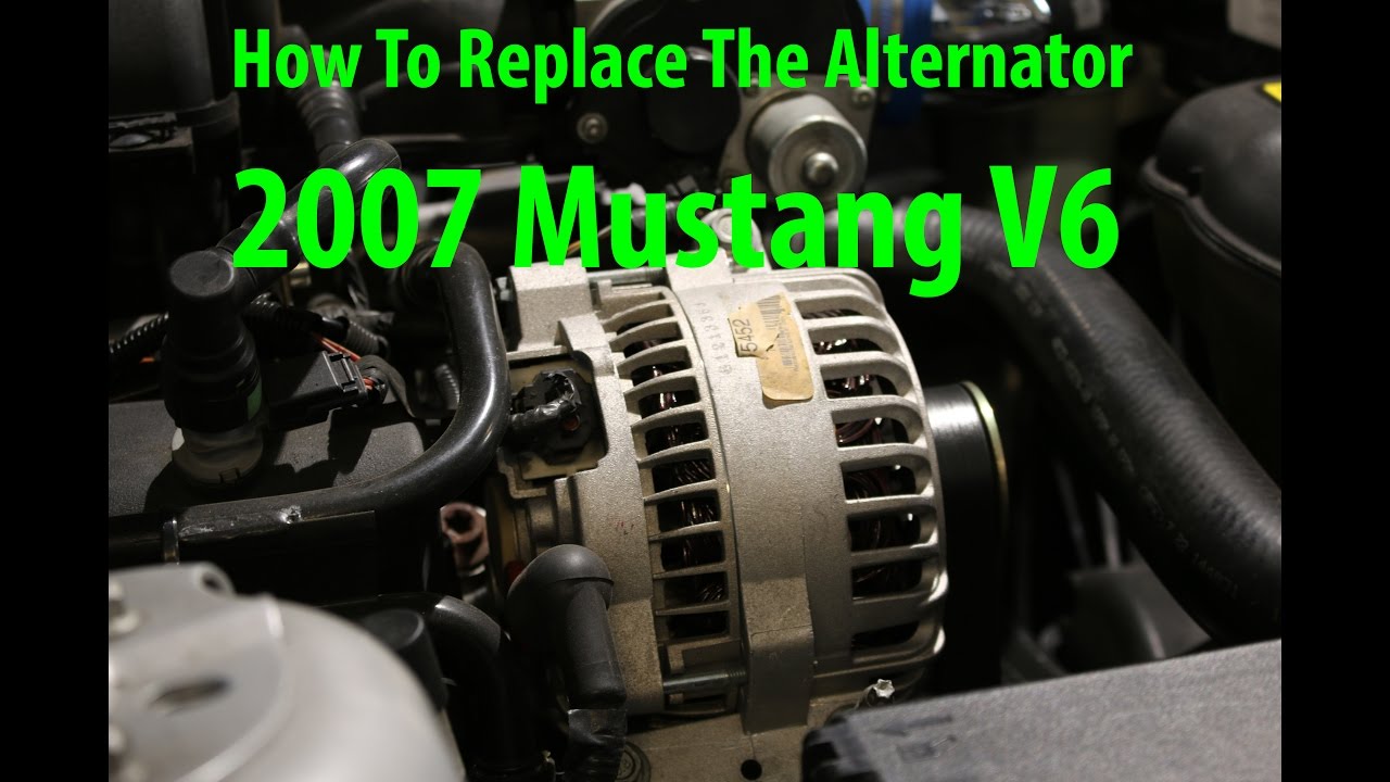 Как заменить генератор на Mustang 2007 года