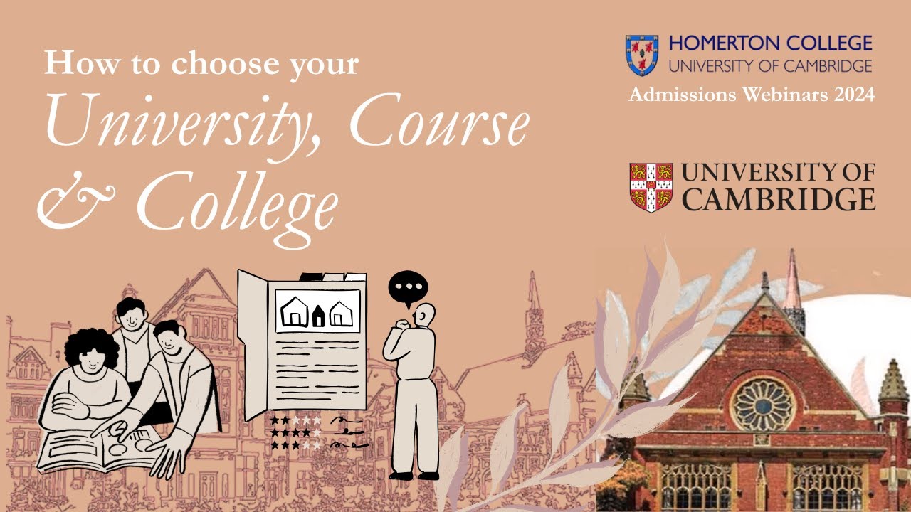 Universities, courses and colleges: How to choose
