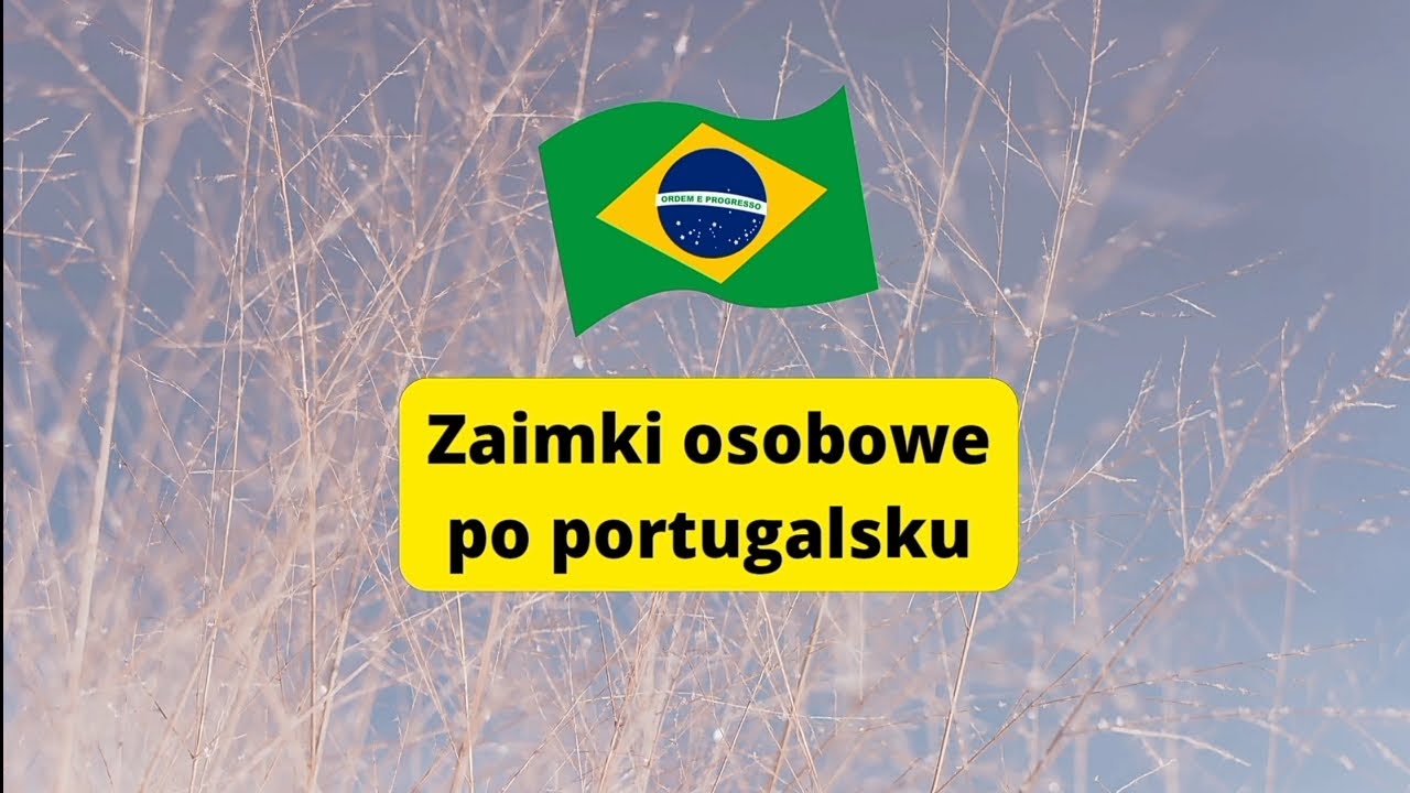 Zaimki Osobowe - brazylijski portugalski (odc. 5) #polishlanguage #jezykpolski #brazilian
