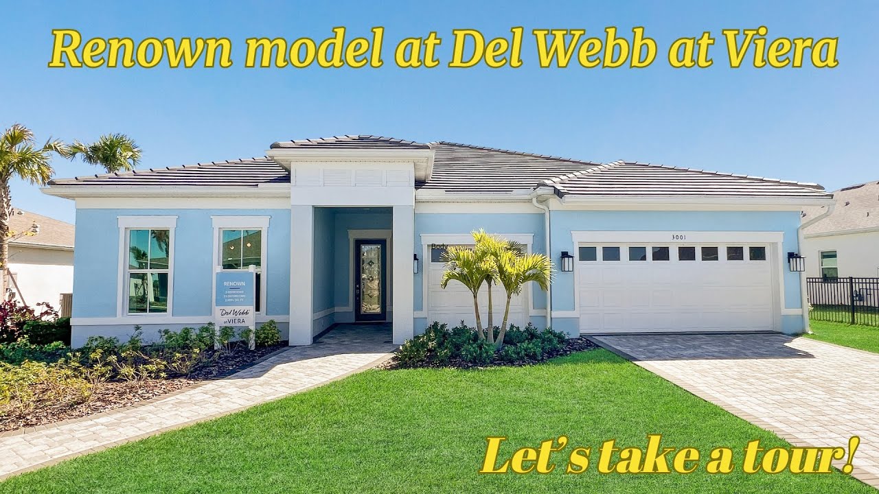 Model home tour | Renown model video tour | Del Webb at Viera | 55+ active lifestyle community