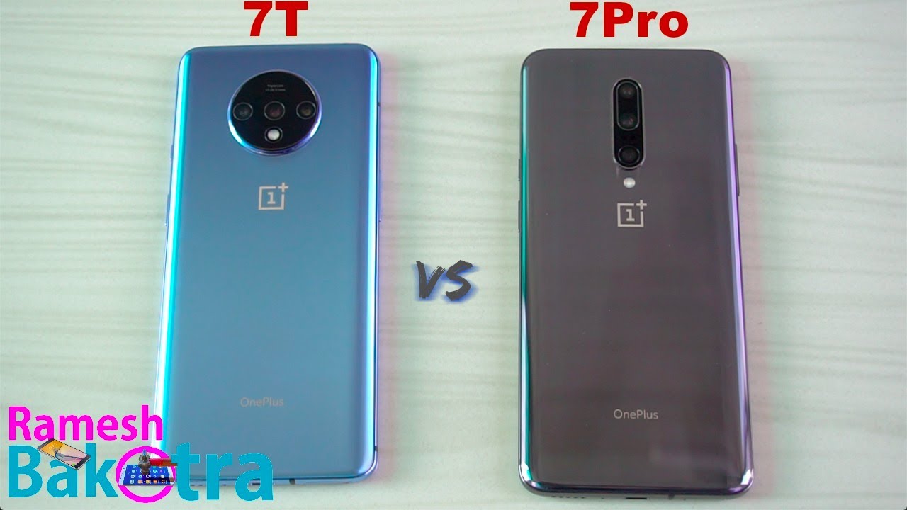 OnePlus 7T vs 7Pro SpeedTest and Camera Comparison