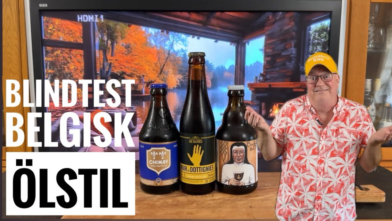 Blindtest Chimay Blå, Noir De Dottignies - De Ranke & Abbedissan 12 - Vreta Kloster. Vilken är bäst?