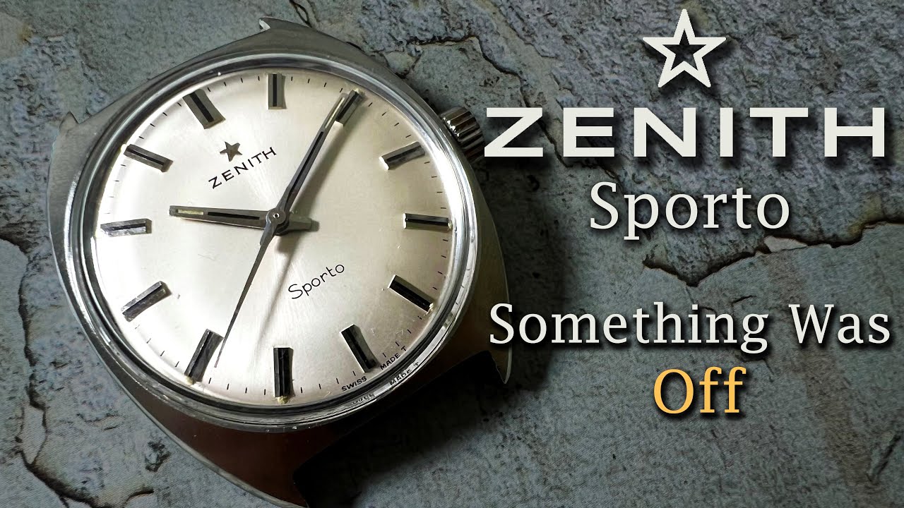 Эти Zenith работали… Но что-то было не так | Винтажные Zenith Sporto