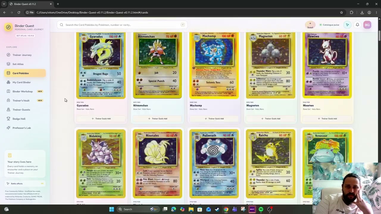I Turned My Pok&eacute;mon Excel Tracker Into a Full Collector App