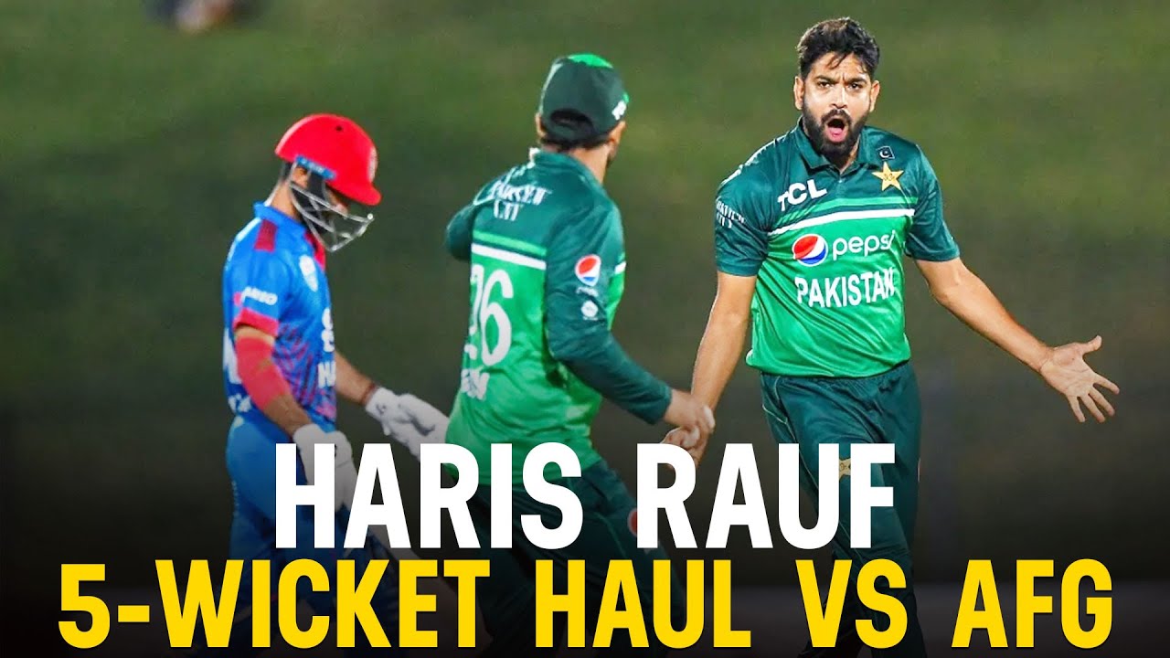 Deadly Spell by Haris Rauf 🔥| Afghanistan vs Pakistan | 1st ODI, 2023