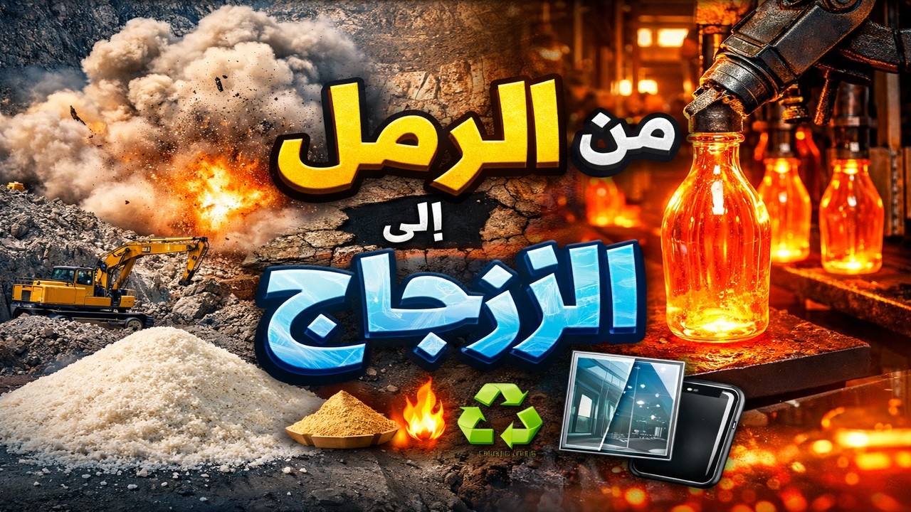 داخل أكبر مصنع زجاج في العالم رحلة النار والرمل