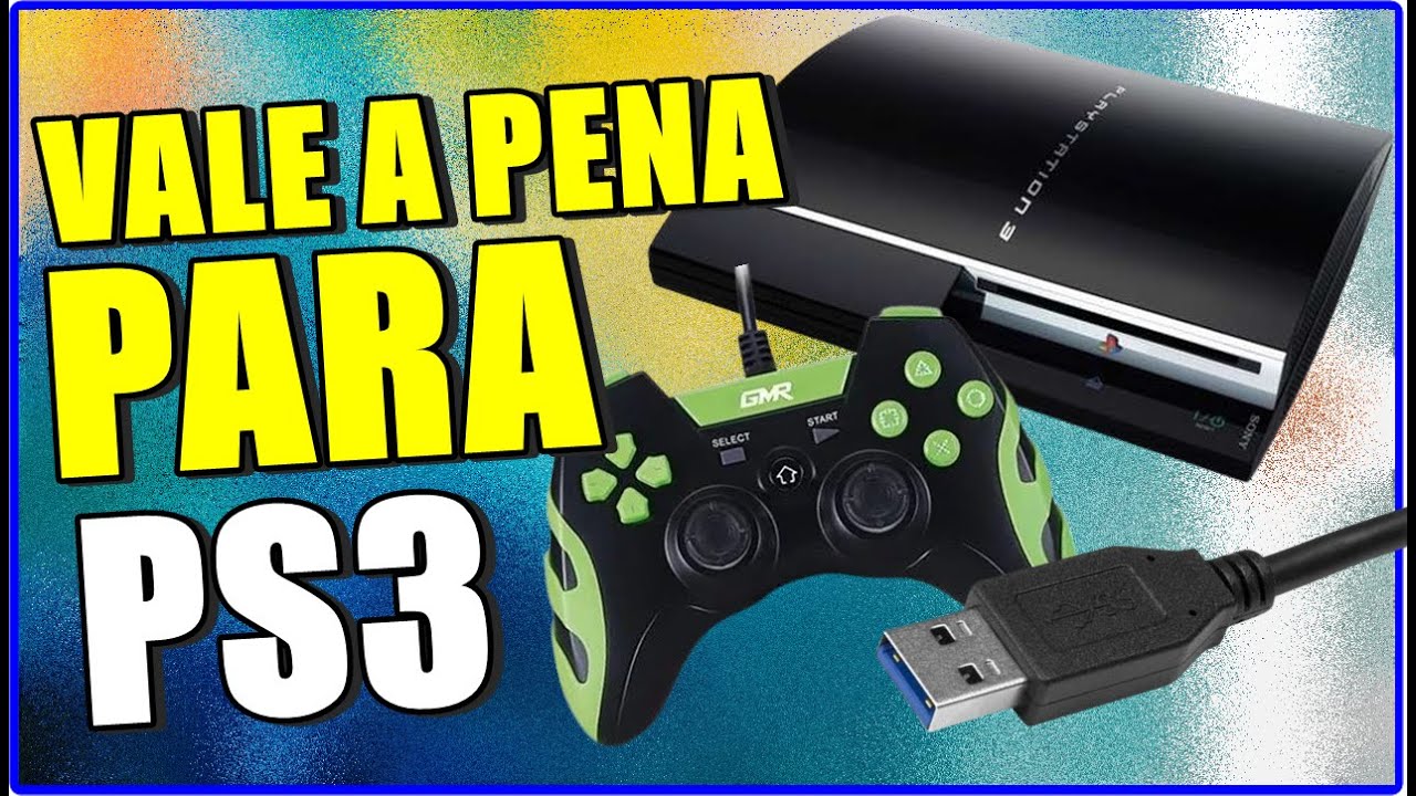 JOGAR PS3 COM JOYSTICK USB GMR JS091 MULTILASER | TESTES DE FUNÇÕES SE VALE A PENA COMPRAR