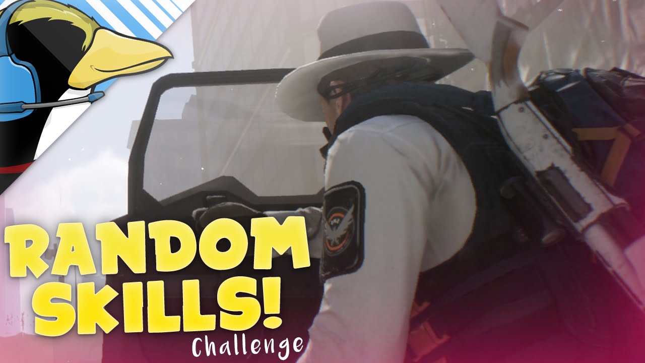RANDOM SKILLS! - The Division Dark Zone Funny Moments