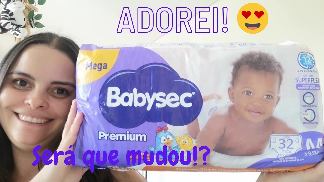 Fralda BabySec Premium - Será Que Mudou?