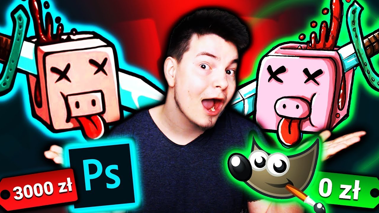 GRAFIK vs GIMP - LOGO Kwadratowej masakry!