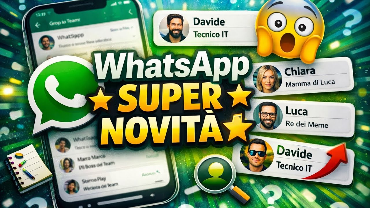 WhatsApp introduce una super novità: le descrizioni dei membri dei gruppi.