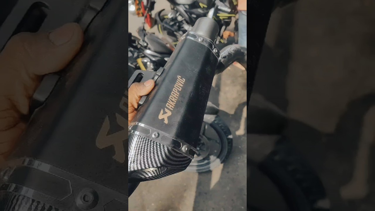 Akrapovic Exhaust R6 Suzuki Gixxer monotone 150Bike modification #GixxerMonotone #modification