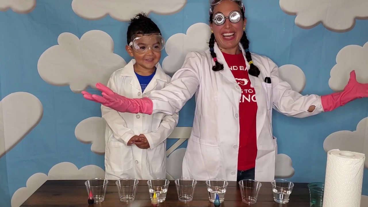 Science Experiment - Make a Rainbow at home!