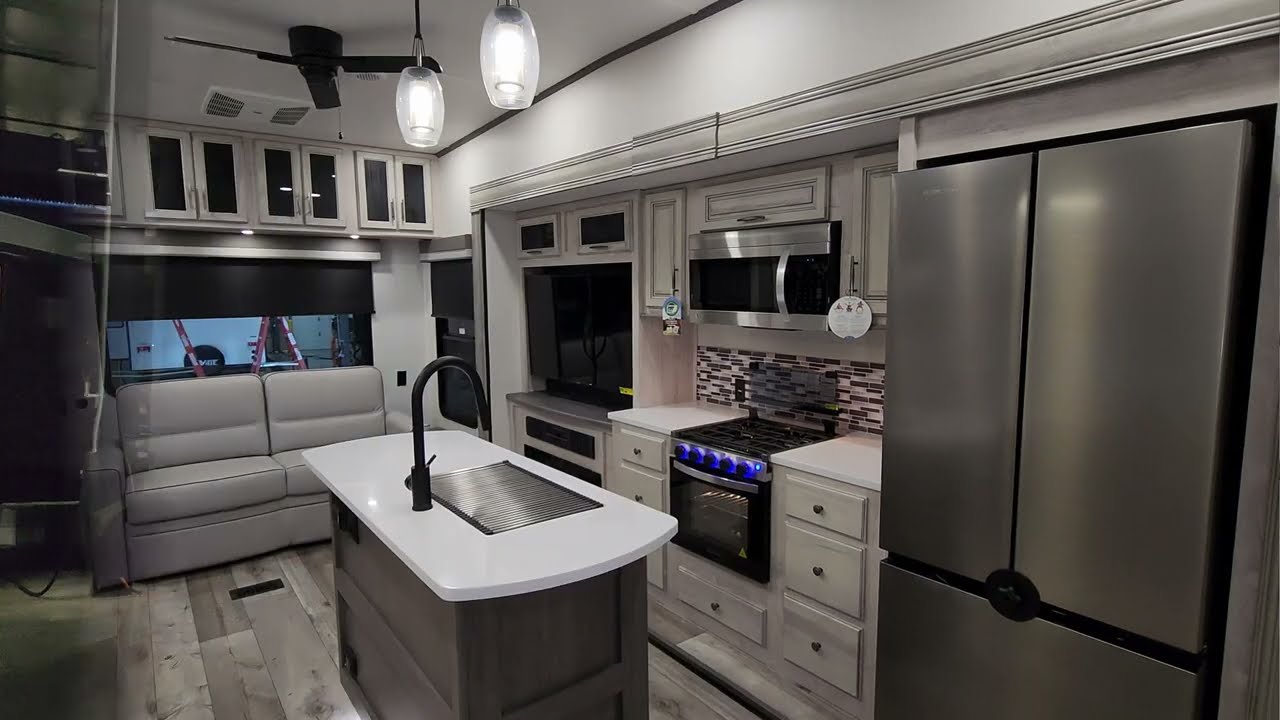 Triple Slide Fifth Wheel Camper 2023 Sierra 3370RL by Forestriver RVs at Couchs RV Nation