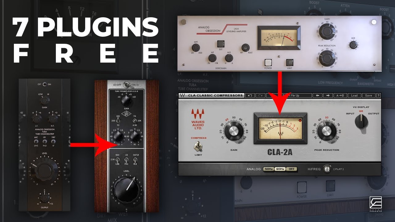 ¡7 PLUGINS GRATIS que DEBES TENER! // Sintetizadores, Guitarra, PreAmp, compresor y ecualizador FREE