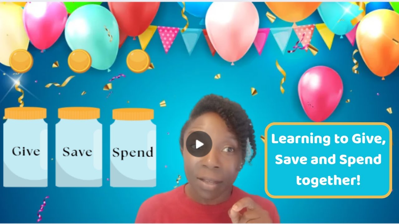 Piggy Bank Party  Give, save, spend