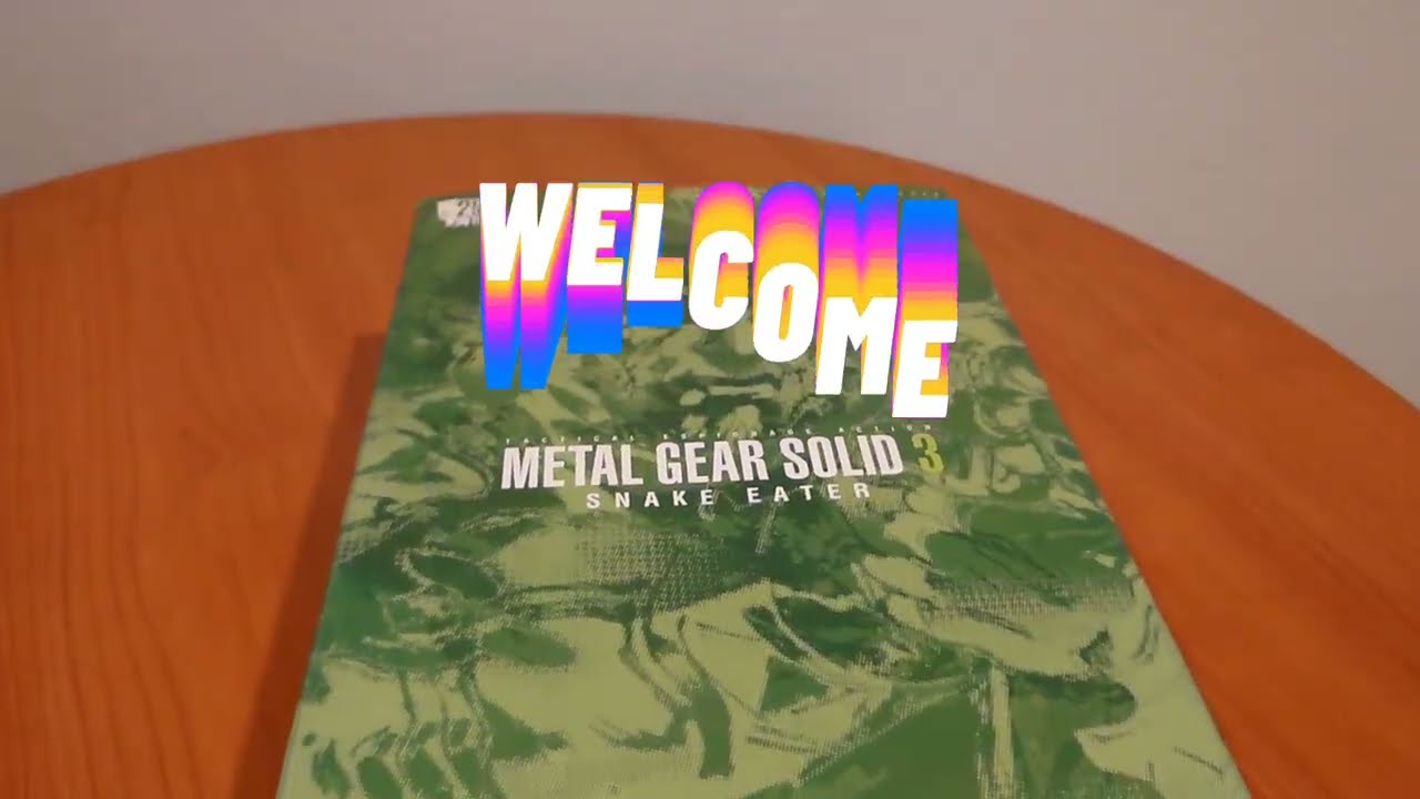 unboxing collectible figurine Metal Gear Solid 3 sneaking suit Edition part 1