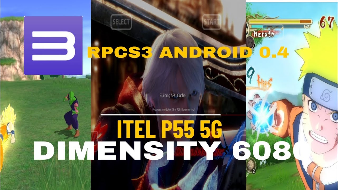 RPCS3 ANDROID 0.4 TEST IN ITEL P55 5G #dimensity6080 #itelp555g #itelp55 #rpcs3 #RPCS3ANDROID