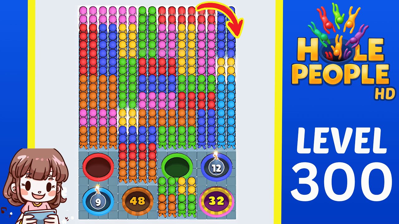 Hole People Level 300 Solution Walkthrough