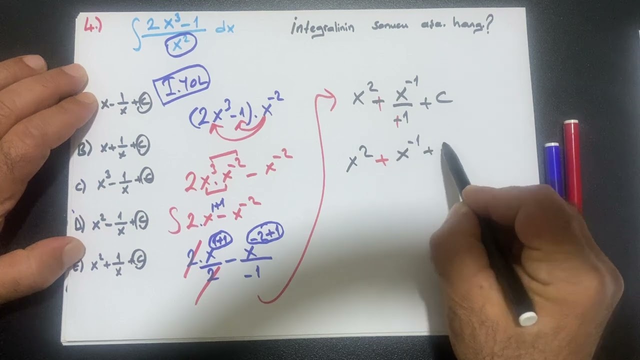AÖF MATEMATİK 2 2021 - 2022 ARA SINAV 1.KISIM