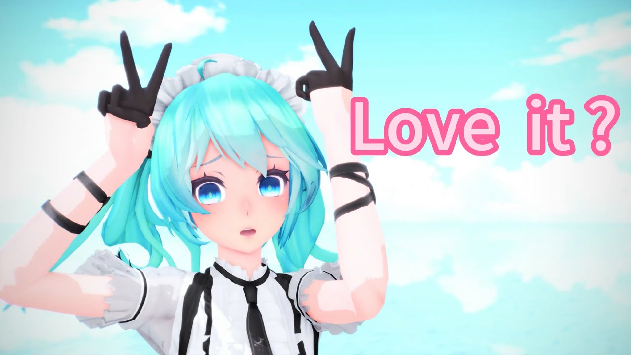 Love it初音ミクmmd#初音ミク #miku  #mmd #vocaloid