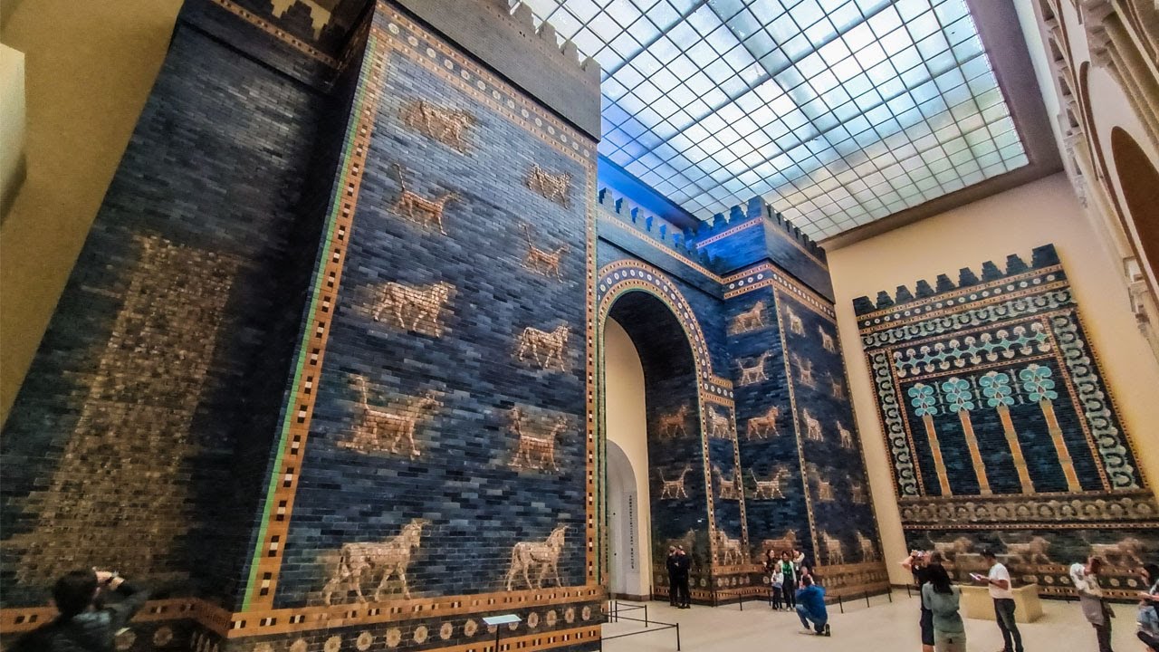 Ishtar Gate and Processional Way of Babylon Pergamon museum Berlin