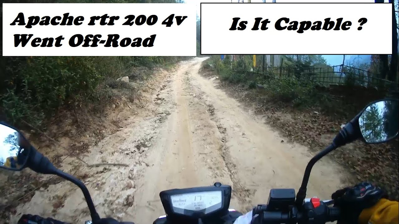 Tvs apache rtr 200 4v Off-road Downhill | Is it capable ? | Ep-1 | More to explore