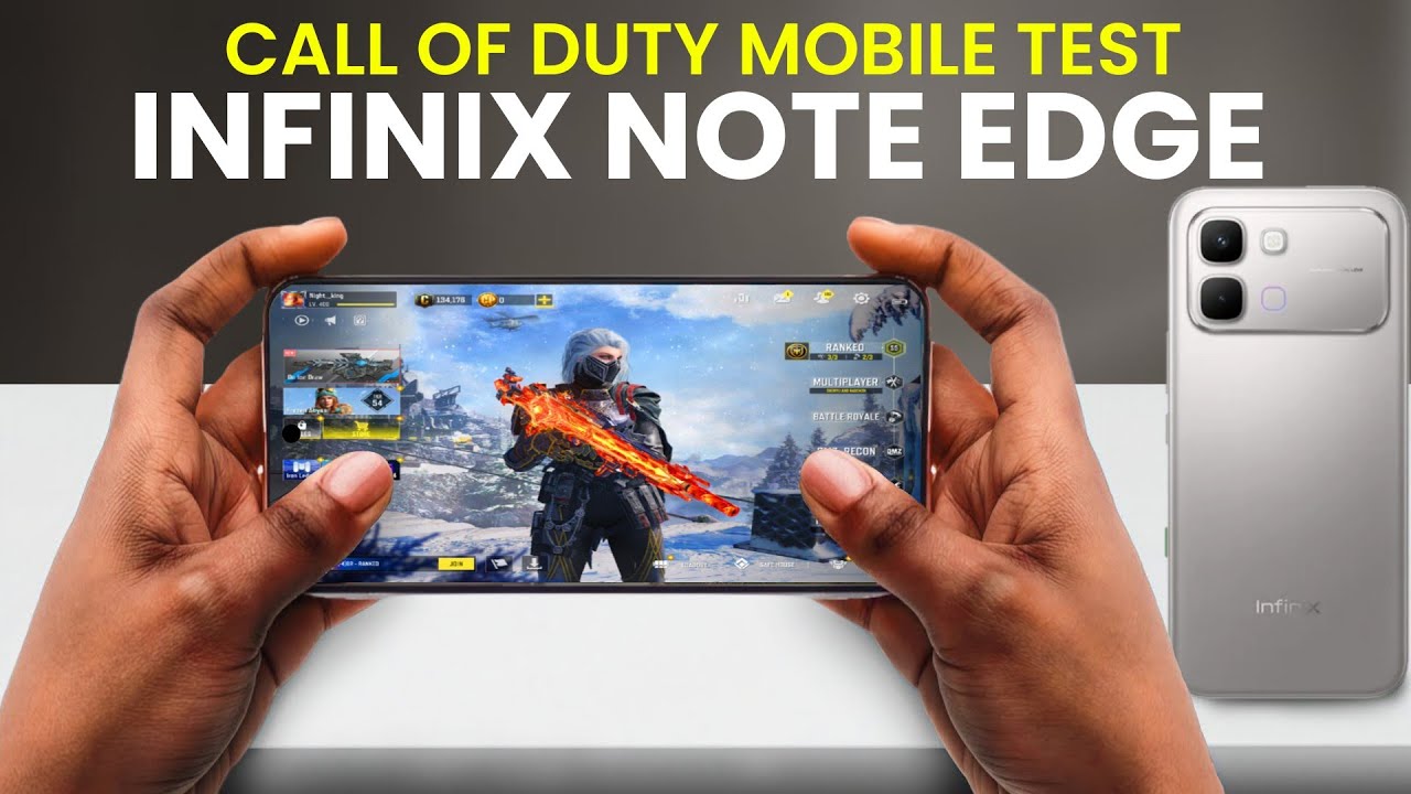 Call of duty mobile test on INFINIX NOTE EDGE