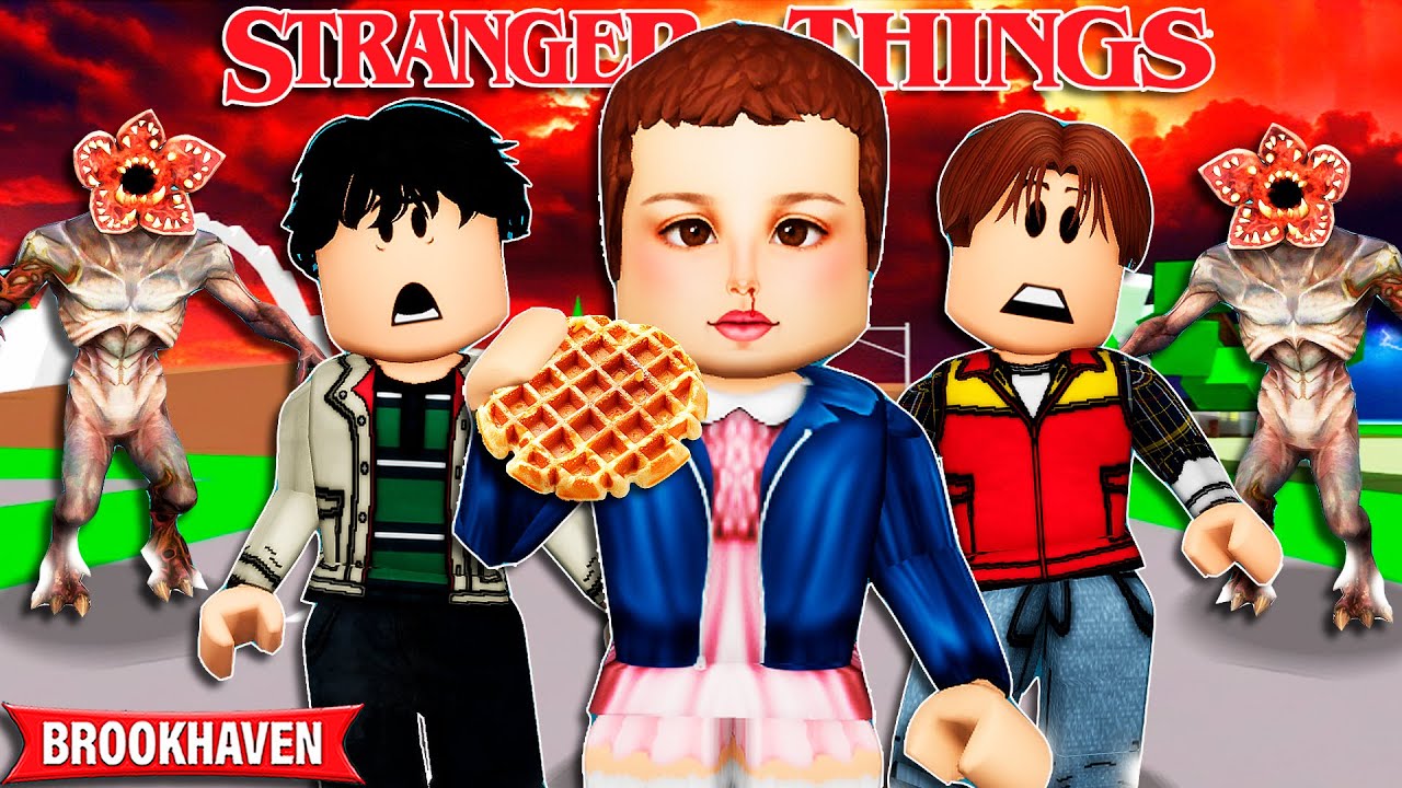 O MISTÉRIO DE STRANGER THINGS | Historinhas Brookhaven Roblox| Bibi e Lud