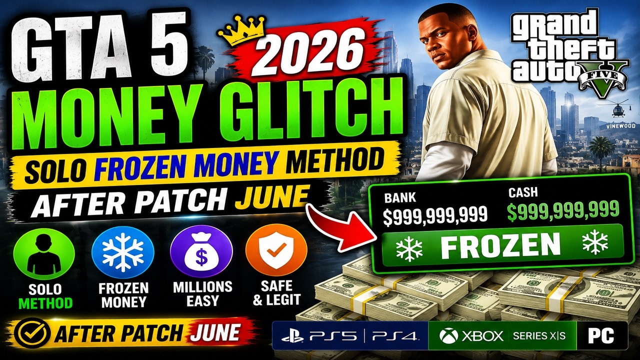 GTA 5 Money Glitch 2026 🔥 Solo Frozen Money Method After Patch June