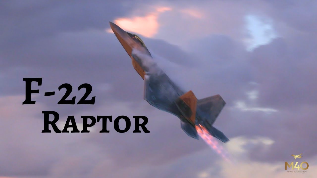 USAF F-22 Raptor Sunset Burnerfest!  EAA AirVenture Oshkosh 2023