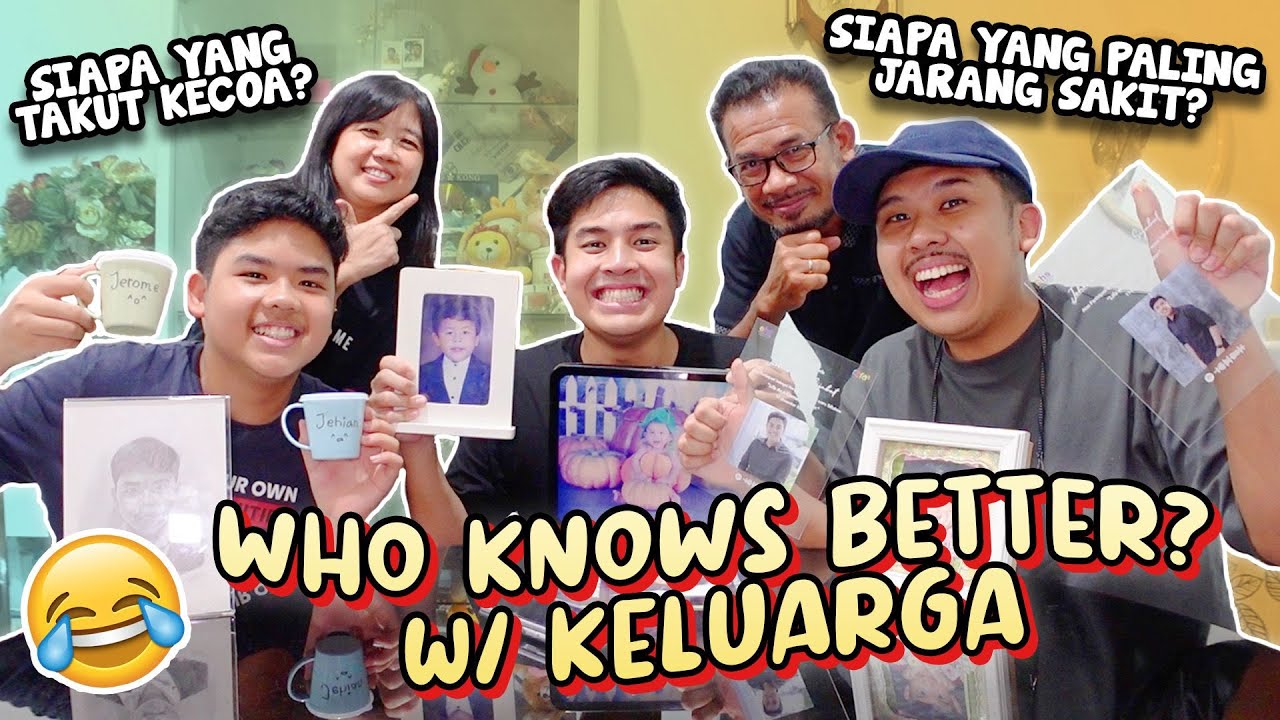 SIAPA YANG NILAI UN NYA PALING TINGGI?😂 - WHO KNOWS BETTER FT. KELUARGA