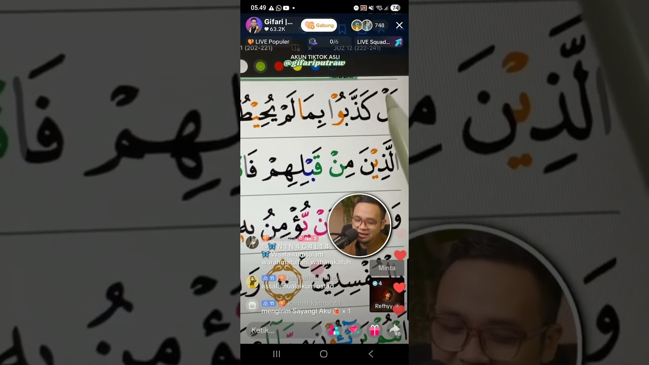 Tahsin QS Yunus ayat 37 (10 Februari 2026)