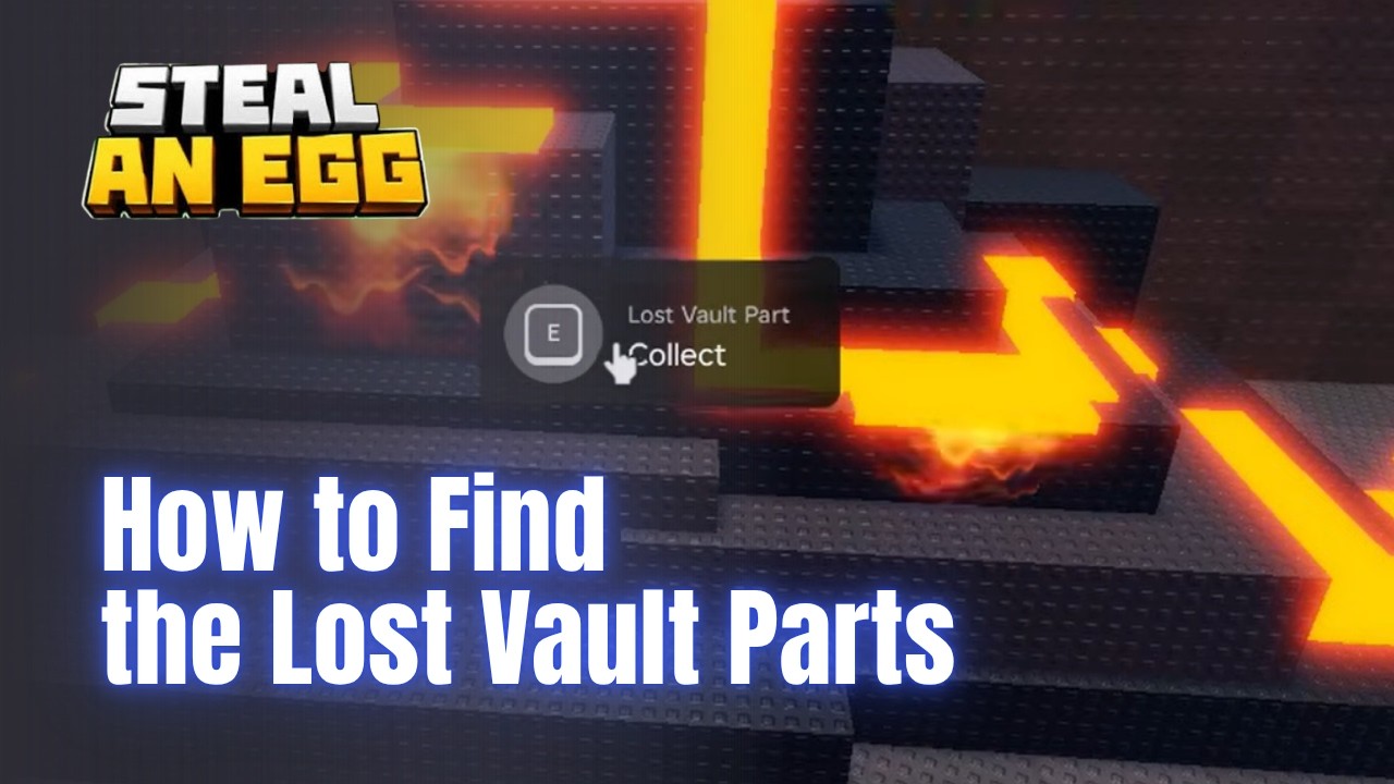 FINALLY! Find ALL Lost Vault Parts in Steal an Egg (Dr. Scramble)