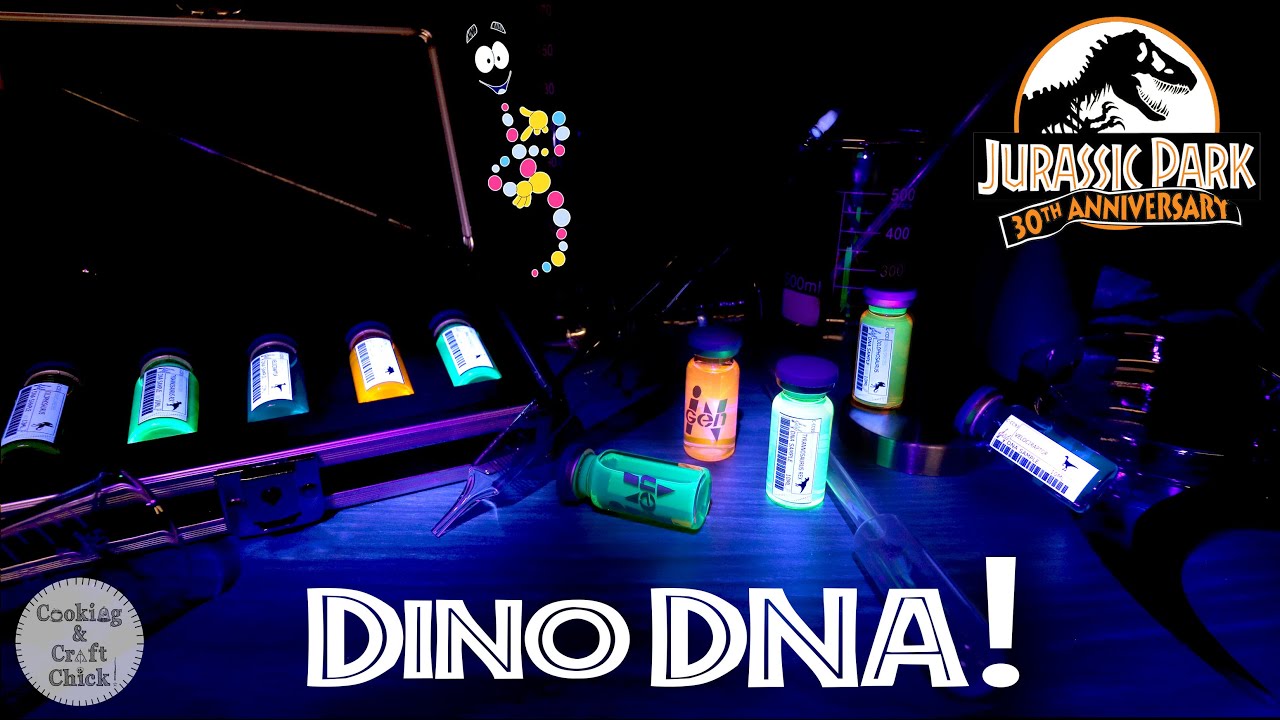 Dino DNA! : Celebrating 30 Years of Jurassic Park : Movie Replica : DNA Vials : Glowing Potion