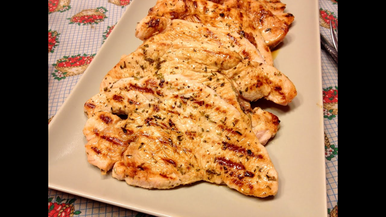 Pechuga de pavo a las finas hierbas