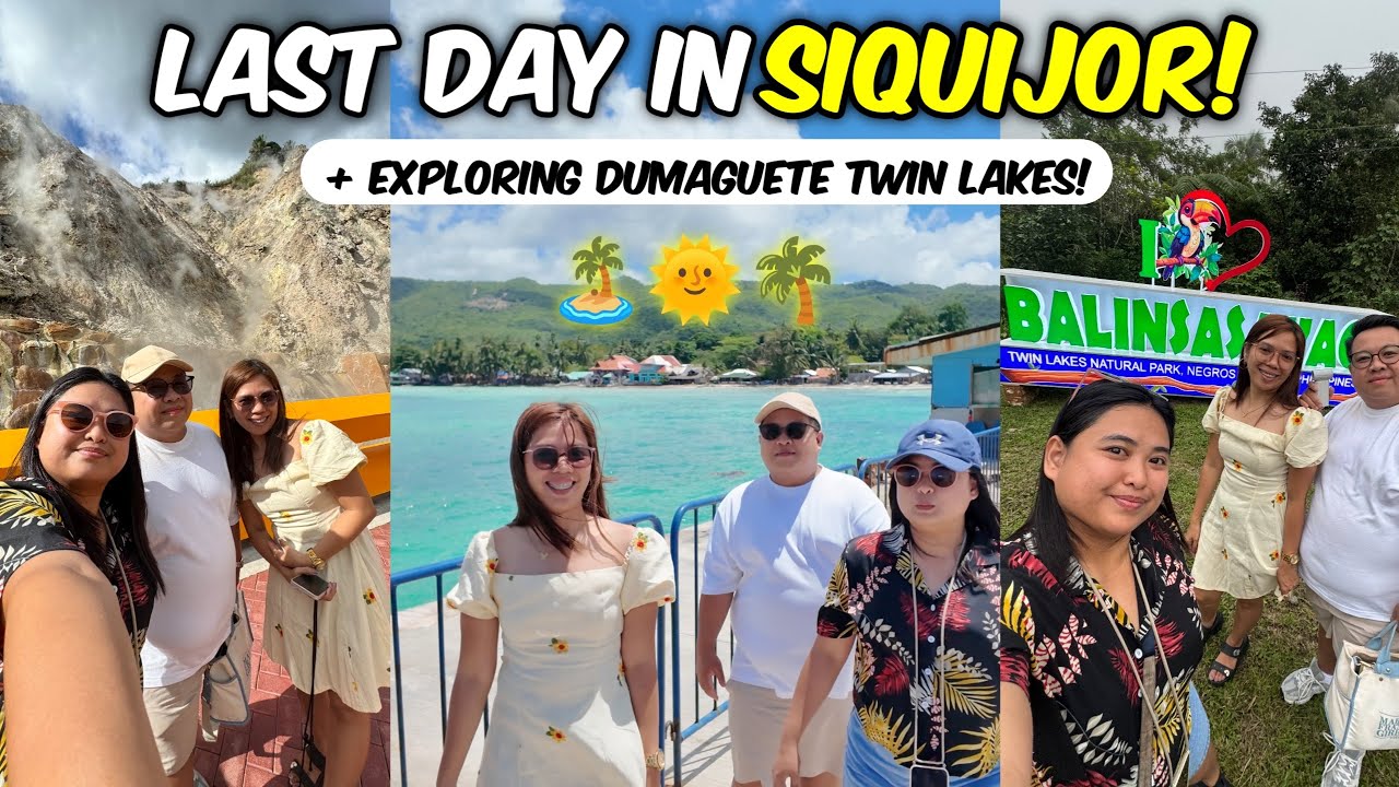 Goodbye Siquijor + Exploring Dumaguete! Lake Balinsasayaw + Lake Danao! 🇵🇭