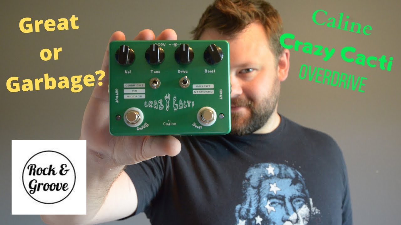 Caline Crazy Cacti Overdrive Pedal | Review and Demo | Rock and Groove