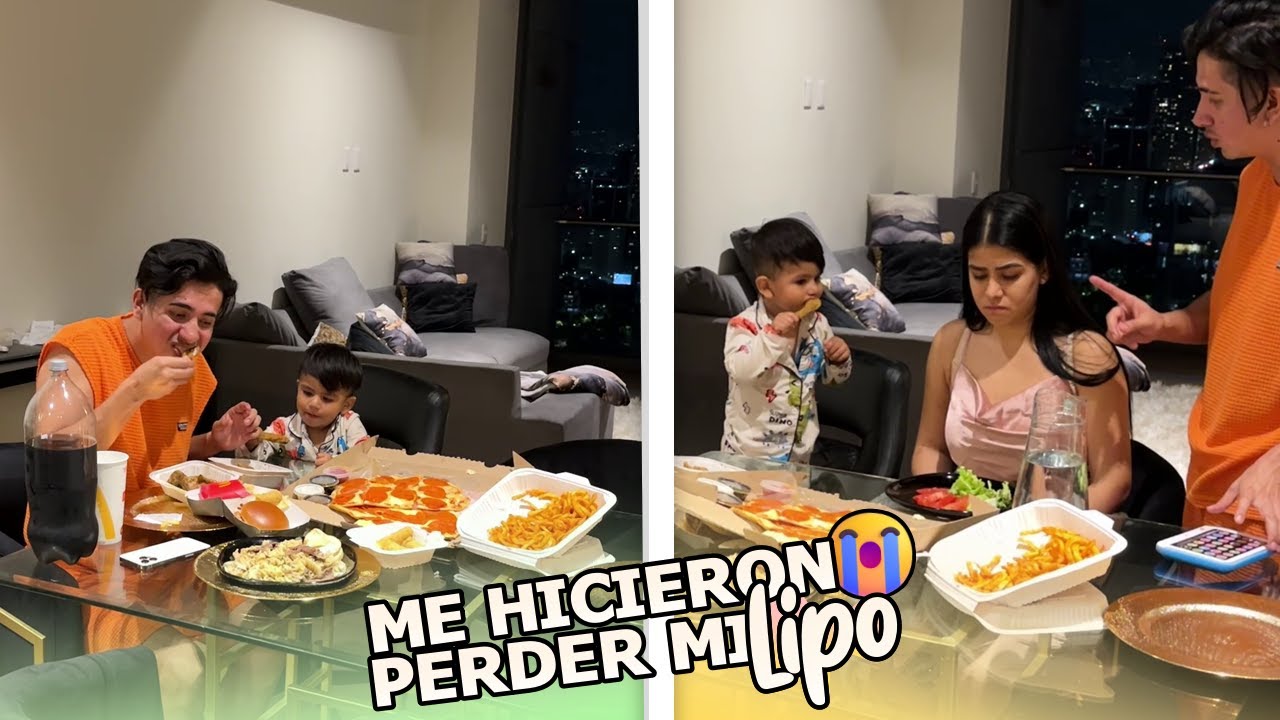 Mi novio compra comida chatarra para hacerme perder mi lipo 😭😢😩