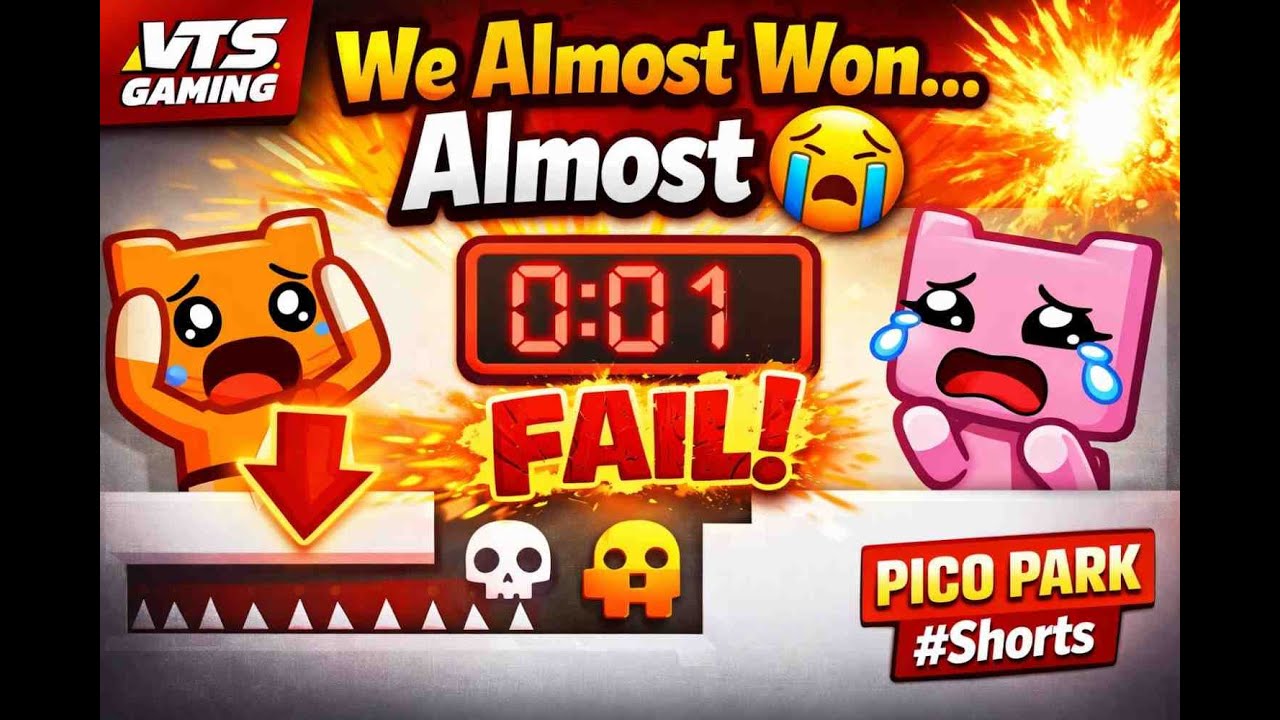We Almost Won… Almost 😭 | PICO PARK 