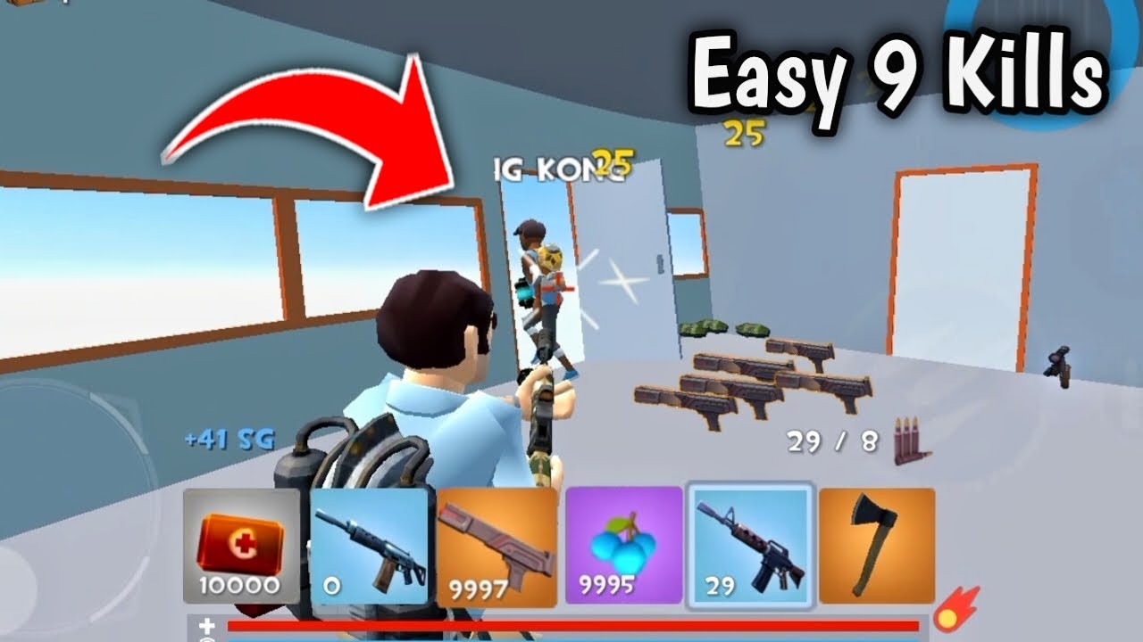 Rocket Royale Easy 9 Kills Gameplay