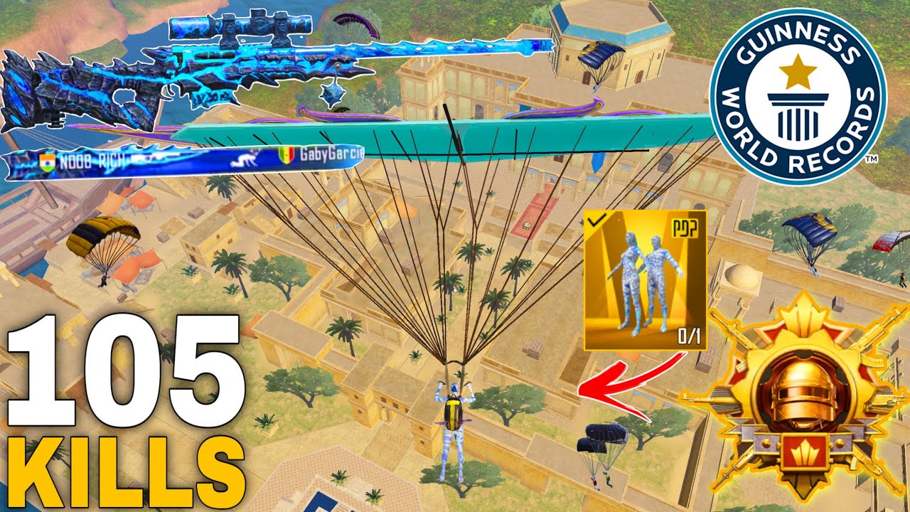 OMG!😱 105 KILLS in 30 MINUTE with/ DOUBLE AWM GAME PLAY 😍