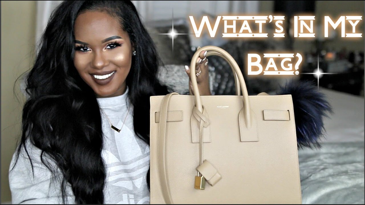 What's In My Bag? Saint Laurent Sac De Jour