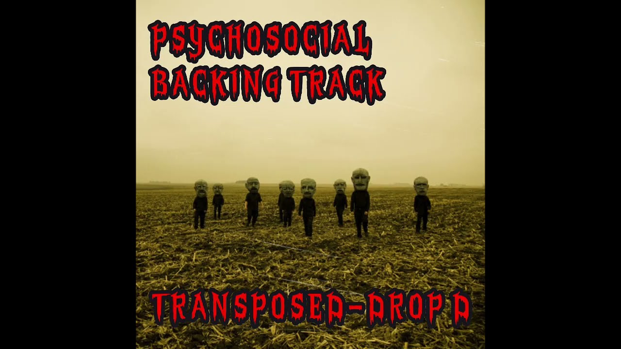 Slipknot Psychosocial Backing Track In Drop D For Guitar Practice