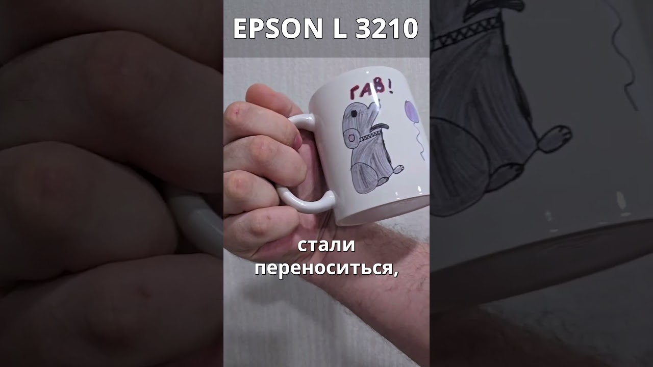 Epson L3210 для сублимации на кружках &mdash; отзыв после профилирования | Печать без искажений