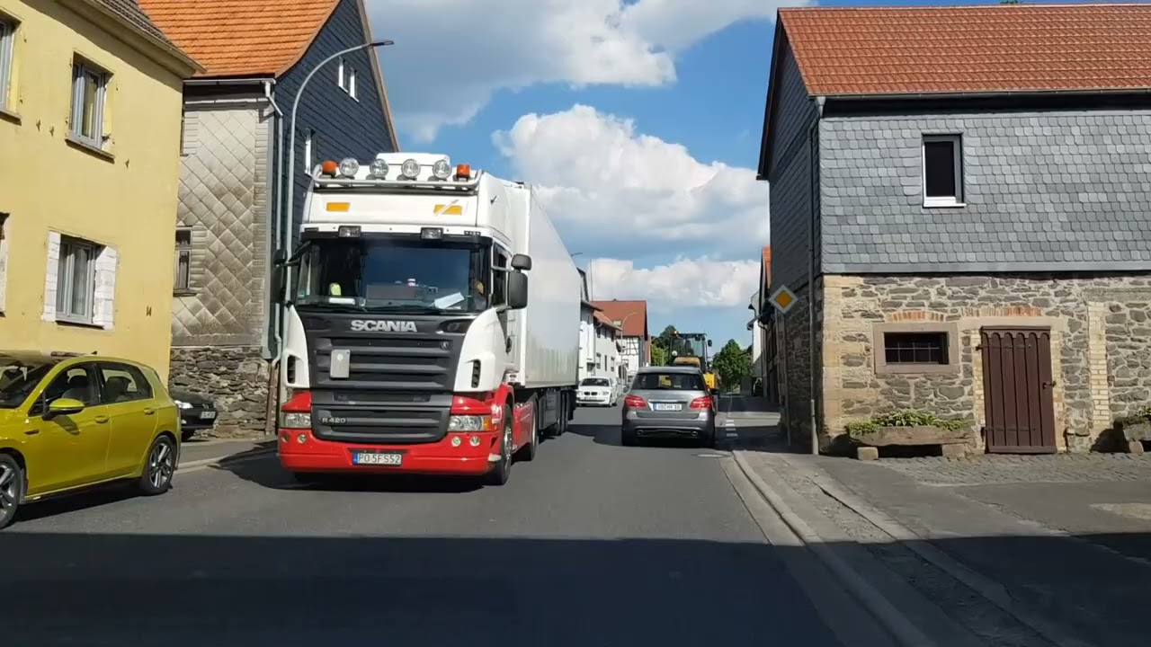 Driving Through the German Countryside in May