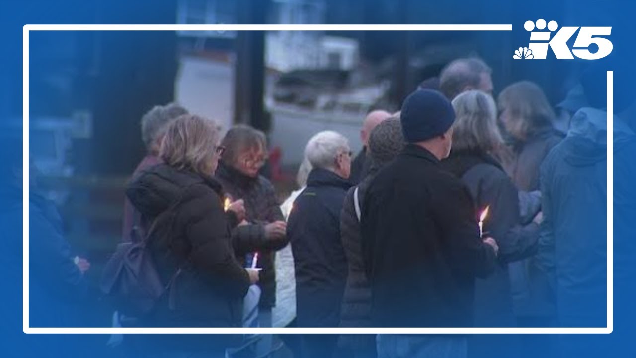 Gig Harbor officials hold vigil for 4 women killed in stabbings