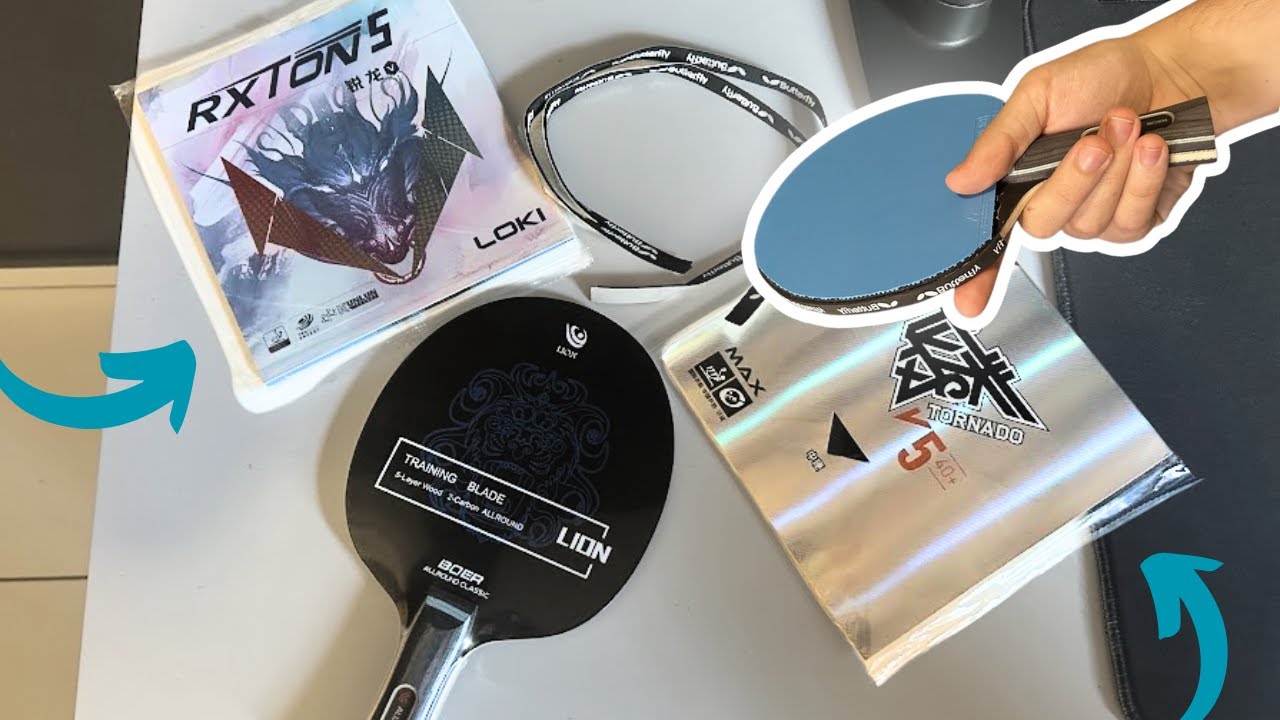 A MELHOR Raquete CUSTO-BENEFÍCIO para Começar no Tênis de Mesa (Unboxing + Montagem)