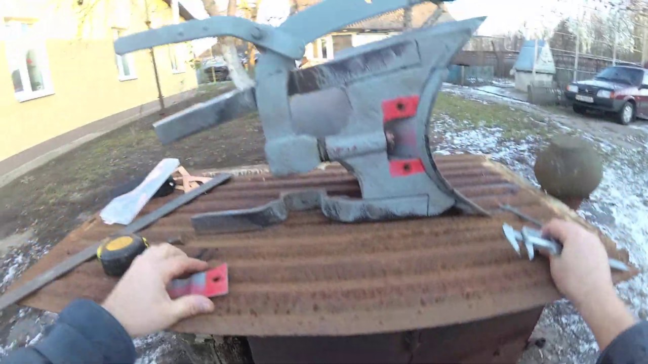 Конный оборотный плуг, размеры, развертка